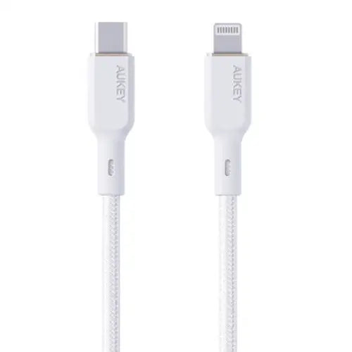 Cable Aukey CB-NCL2 USB-C to Lightning 1.8m (white) - USB-C to Lightning<<<USB cables<<<GSM Accessories<<<InnproXML