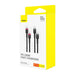 Cable Baseus Cafule USB-C to USB-C 100W,2m 2psc (Red Black Grey Black) - USB-C to USB-C<<<USB cables<<<GSM