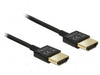 Cable Delock HDMI-A male - HDMI-A male Ethernet 3D 4K 0.25 m Black - Видео кабели<<<Кабели<<<ValiAPI