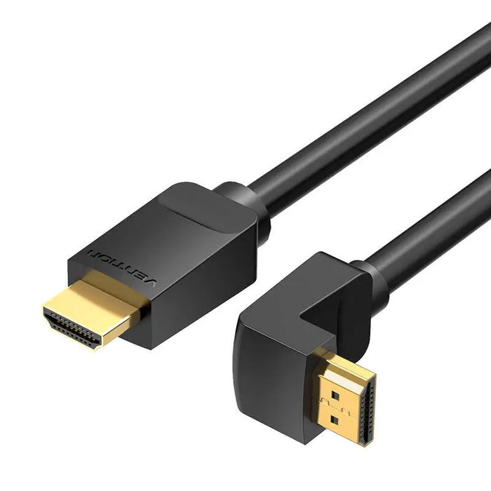 Cable HDMI 2.0 Vention AAQBH 2m Angled 270° 4K 60Hz (black) - Video cables<<<Cables<<<IT Accessories<<<InnproXML