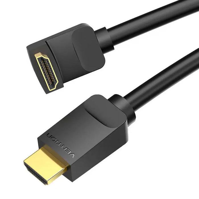 Cable HDMI 2.0 Vention AARBH 2m Angled 90° 4K 60Hz (black) - Video cables<<<Cables<<<IT