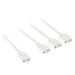 Cable Kolink ARGB 1-3 Splitter - 30 cm White - Аксесоари за компютри<<<Компютърни системи<<<ValiAPI