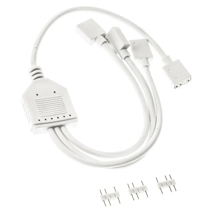 Cable Kolink ARGB 1-3 Splitter - 30 cm White - Аксесоари за компютри<<<Компютърни системи<<<ValiAPI