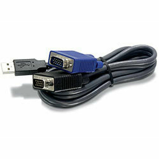 Cable KVM Trendnet TK-CU06 Black 1.8 m - Компютър Кабели и адаптери<<<Компютри| Електроника<<<BigBuy&&&Switch