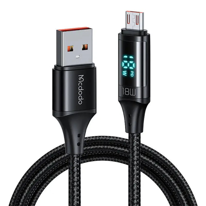 Cable Mcdodo CA-1070 USB to Micro USB 3A 1.2m (black) - USB to Micro USB<<<USB cables<<<GSM Accessories<<<InnproXML
