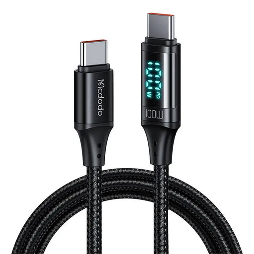 Cable Mcdodo CA-1100 USB-C to USB-C 100W 1.2m (black) - USB-C to USB-C<<<USB cables<<<GSM Accessories<<<InnproXML