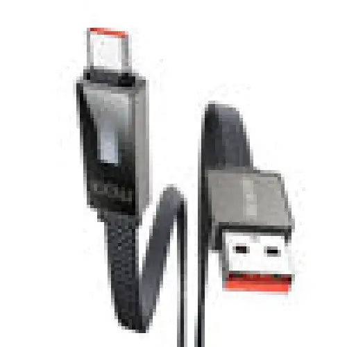 Cable Mcdodo CA-4980 USB to USB-C with display 1.2m (black) - USB to USB-C<<<USB cables<<<GSM Accessories<<<InnproXML