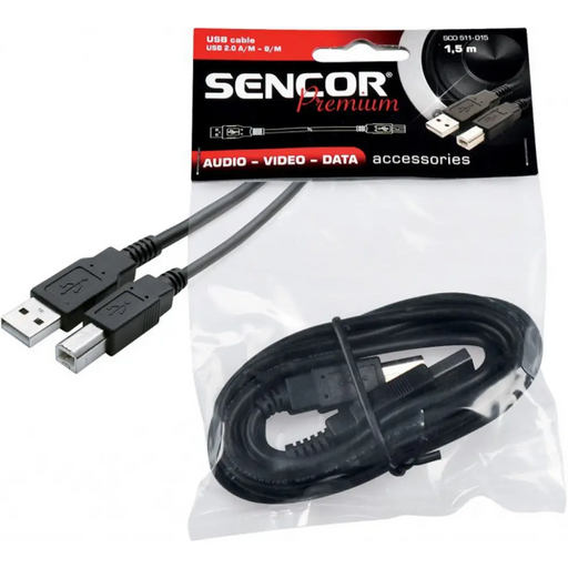 Cable Sencor SCO 511-030 USB A/MB/M 3m - Кабели<<<Периферия<<<Компютри и периферия<<<TechMart