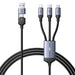 Cable Speedy USB Joyroom SA21-2T3 6 in 1/ 100W/Cable 1.5m (black) - Combo Cables<<<USB cables<<<GSM