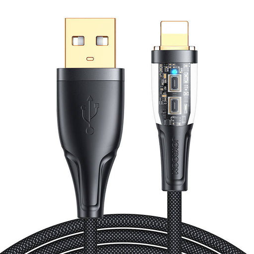 Cable to USB-A / Lightning / 2.4A / 1.2m Joyroom S-UL012A3 (black) - Combo Cables<<<USB cables<<<GSM