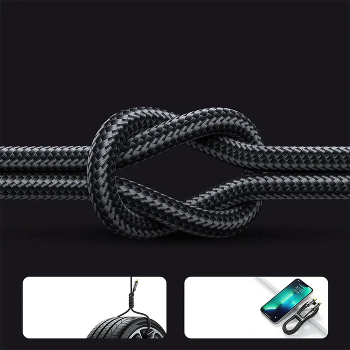 Cable to USB-A / Lightning / 2.4A / 2m Joyroom S-UL012A20 (black) - Combo Cables<<<USB cables<<<GSM