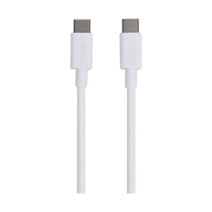 CABLE TYPE-C/TYPE-C WHITE/BLACK 3A 1M TEKMEE - Зарядни устройства<<<Батерии и фенери<<<Осветление<<<Praktiker