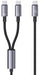 Cable Usams SJ740 72W 2In1 Aluminum Alloy 1.2m SJ740USB101 - Аксесоари за смартфон<<<Аксесоари<<<TechMart&&&Аксесоари
