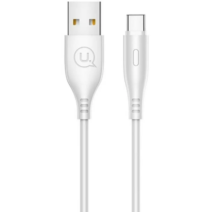 Cable Usams U18 Round Micro USB SJ268USB02 1m white - Аксесоари за смартфон<<<Аксесоари<<<TechMart&&&Аксесоари за