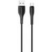 Cable Usams U38 Type-C SJ372USB01 1m black - Аксесоари за смартфон<<<Аксесоари<<<TechMart&&&Аксесоари за