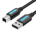 Cable USB 2.0 A to B Vention COQBF 1m (black) - USB cables<<<Cables<<<IT Accessories<<<InnproXML