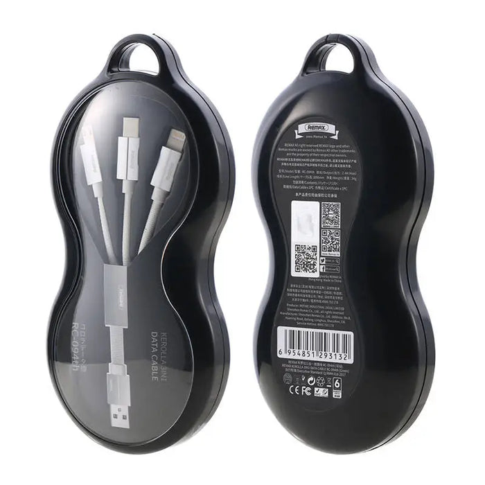 Cable USB 3in1 Remax Kerolla 1m (white) - Combo Cables<<<USB cables<<<GSM Accessories<<<InnproXML
