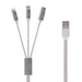 Cable USB 3in1 Remax Kerolla 1m (white) - Combo Cables<<<USB cables<<<GSM Accessories<<<InnproXML