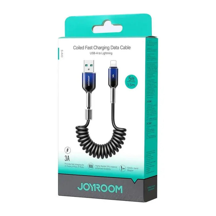 Cable USB-A Lightning Joyroom S-A43 1.5m (black) - USB to Lightning<<<USB cables<<<GSM Accessories<<<InnproXML&&&Cell