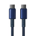 Cable USB-C do USB-C Baseus Tungsten Gold 100W 1m (niebieski) - USB-C to USB-C<<<USB cables<<<GSM