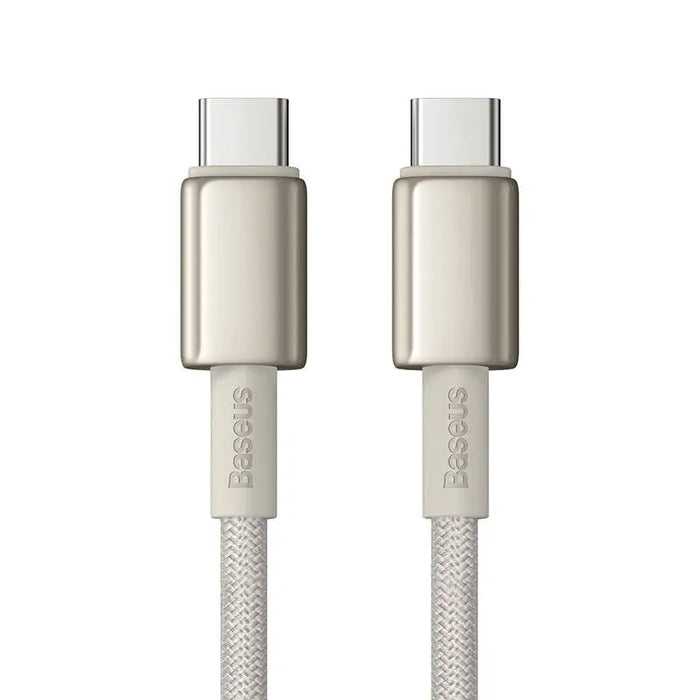 Cable USB-C do USB-C Baseus Tungsten Gold 100W 1m (złoty) - USB-C to USB-C<<<USB cables<<<GSM