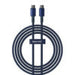 Cable USB-C do USB-C Baseus Tungsten Gold 100W 2m (niebieski) - USB-C to USB-C<<<USB cables<<<GSM
