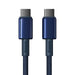 Cable USB-C do USB-C Baseus Tungsten Gold 100W 2m (niebieski) - USB-C to USB-C<<<USB cables<<<GSM