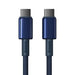 Cable USB-C do USB-C Baseus Tungsten Gold 100W 2m (niebieski) - USB-C to USB-C<<<USB cables<<<GSM