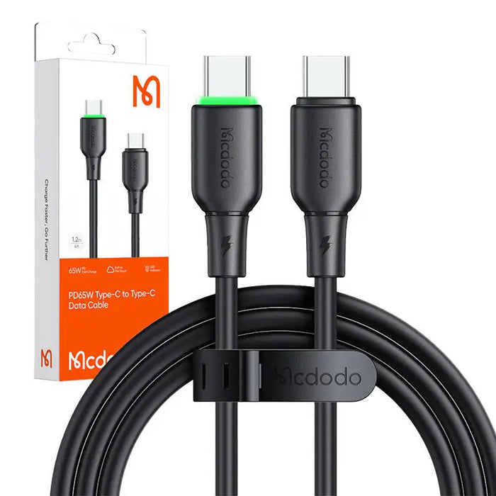 Cable USB-C do USB-C Mcdodo CA-4771 65W 1.2m (black) - USB-C to USB-C<<<USB cables<<<GSM Accessories<<<InnproXML