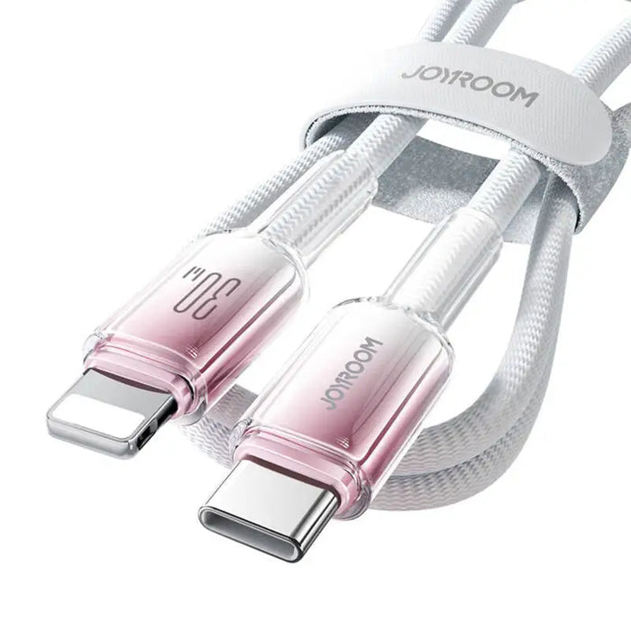 Cable USB-C Lightning Joyroom S-A42 30W 1.2m biały - USB-C to Lightning<<<USB cables<<<GSM
