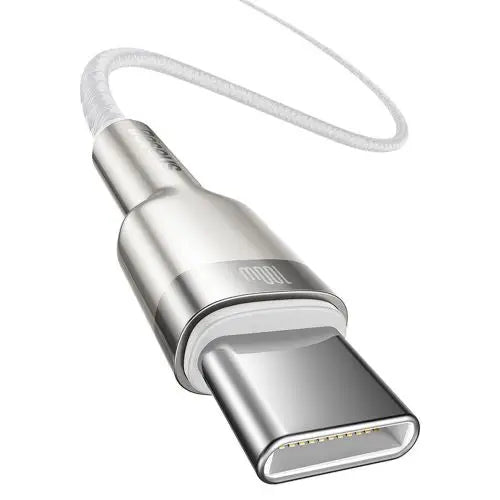 Cable USB-C to USB-C Baseus Cafule 100W 1m (white) - Type-C cable<<<Accessories<<<Основна<<<DunaXML&&&USB-C