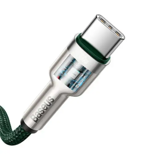 Cable USB-C to USB-C Baseus Cafule 100W 2m (green) - USB-C to USB-C<<<USB cables<<<GSM Accessories<<<InnproXML&&&Cell