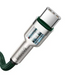 Cable USB-C to USB-C Baseus Cafule 100W 2m (green) - USB-C to USB-C<<<USB cables<<<GSM Accessories<<<InnproXML&&&Cell