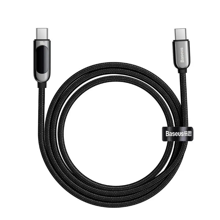Cable USB-C to USB-C Baseus Display 100W 2m (black) - USB-C to USB-C<<<USB cables<<<GSM Accessories<<<InnproXML&&&Cell