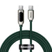 Cable USB-C to USB-C Baseus Display 100W 2m (green) - USB-C to USB-C<<<USB cables<<<GSM Accessories<<<InnproXML&&&Cell