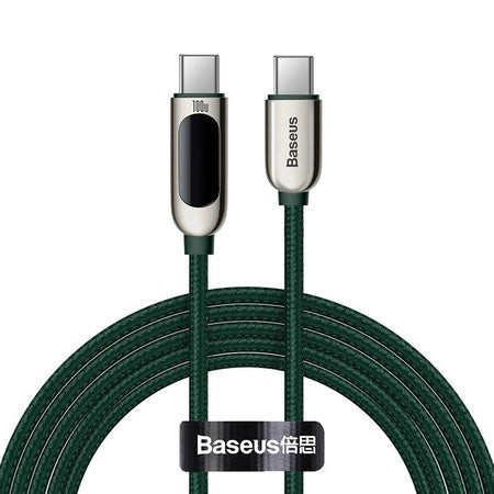 Cable USB-C to USB-C Baseus Display 100W 2m (green) - USB-C to USB-C<<<USB cables<<<GSM Accessories<<<InnproXML&&&Cell