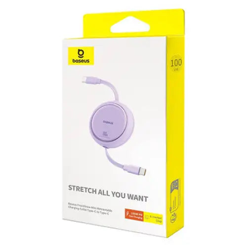 Cable USB-C to USB-C Baseus Free2Draw PD 100W 1m (purple) - USB-C to USB-C<<<USB cables<<<GSM