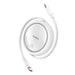 Cable USB-C to USB-C Baseus Free2Draw PD 100W 1m (white) - USB-C to USB-C<<<USB cables<<<GSM