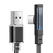 Cable USB-C to USB-C Mcdodo CA-3423 90 Degree 1.8m with LED (black) - USB-C to USB-C<<<USB cables<<<GSM