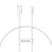 Cable USB do USB-C Baseus Superior 100W 0.25m (white) - USB to USB-C<<<USB cables<<<GSM Accessories<<<InnproXML