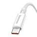 Cable USB do USB-C Baseus Superior 100W 0.25m (white) - USB to USB-C<<<USB cables<<<GSM Accessories<<<InnproXML