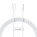 Cable USB do USB-C Baseus Superior 100W 1.5m (white) - USB to USB-C<<<USB cables<<<GSM