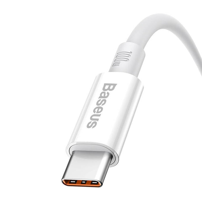 Cable USB do USB-C Baseus Superior 100W 1.5m (white) - USB to USB-C<<<USB cables<<<GSM