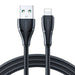Cable USB Surpass / Lightning / 2m Joyroom S-UL012A11 (black) - Combo Cables<<<USB cables<<<GSM