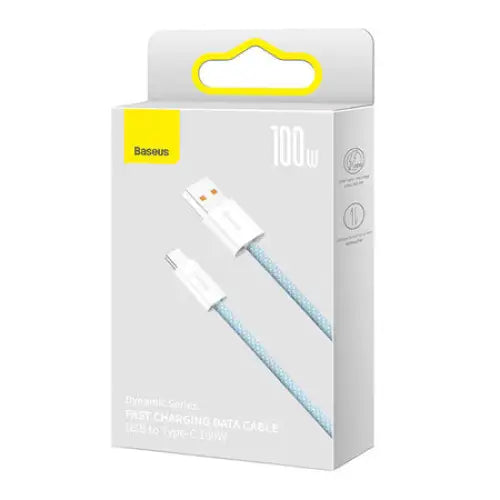 Cable USB to USB-C Baseus Dynamic Series 100W 1m (blue) - USB to USB-C<<<USB cables<<<GSM