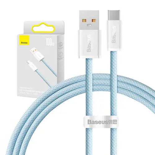 Cable USB to USB-C Baseus Dynamic Series 100W 1m (blue) - USB to USB-C<<<USB cables<<<GSM