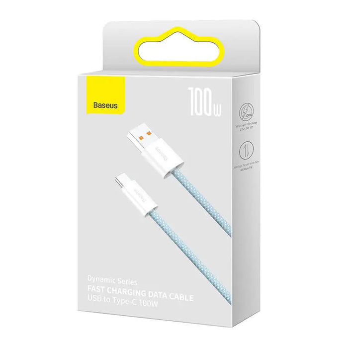 Cable USB to USB-C Baseus Dynamic Series 100W 1m (blue) - USB to USB-C<<<USB cables<<<GSM