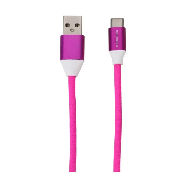 CABLE USB TYPE-C 2A 1M RAINBOW TEKMEE LAVER TRADE LTD - Зарядни устройства<<<Батерии и фенери<<<Осветление<<<Praktiker
