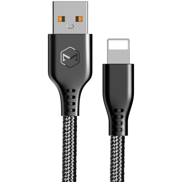 Cable Xmart Lightning Cable Warrior Black 1.2m - Аксесоари за смартфон<<<Аксесоари<<<TechMart&&&Аксесоари за