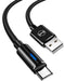 Cable Xmart Type-C KING Auto Disconn Black 1m - Аксесоари за смартфон<<<Аксесоари<<<TechMart&&&Аксесоари за